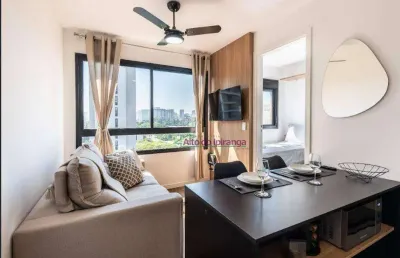 Apartamento com 2 dormitórios à venda, 33 m² por r$ 900.000,00 - moema - são paulo/sp