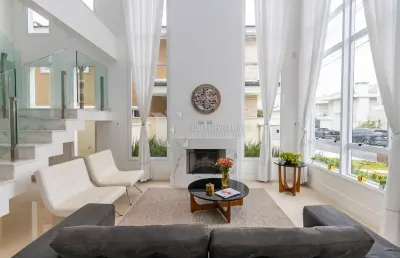 Casa em condomínio fechado com 4 quartos à venda na rua josé tomasi, 142, santa felicidade, curitiba, 346 m2 por r$ 2.700.000