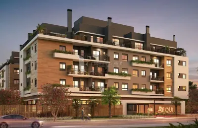 Apartamento com 2 quartos à venda na rua deputado nilson ribas, 776, seminário, curitiba, 65 m2 por r$ 929.997