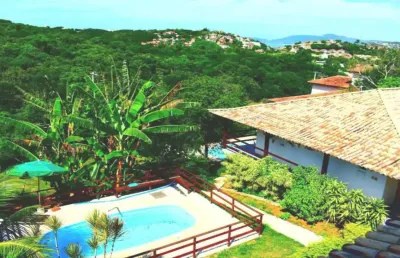 Pousada para venda em armação dos búzios, alto de búzios, 13 dormitórios, 13 suítes, 14 banheiros, 16 vagas