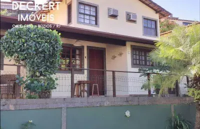 Casa em condomínio para venda em armação dos búzios, alto de búzios, 3 dormitórios, 2 suítes, 2 banheiros, 1 vaga