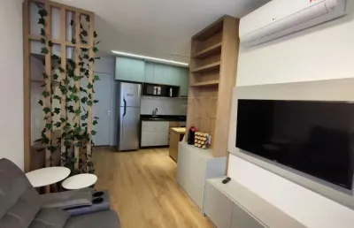 Apartamento com 1 quarto para alugar na alameda doutor octávio pinheiro brisolla, jardim infante dom henrique, bauru, 35 m2 por r$ 3.200