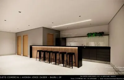 Sala comercial para alugar na avenida jorge zaiden, jardim contorno, bauru, 350 m2 por r$ 9.800