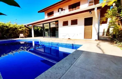 Casa em condomínio fechado com 4 quartos para alugar na rua jayme vicente holloway, vila aviação, bauru, 352 m2 por r$ 7.000