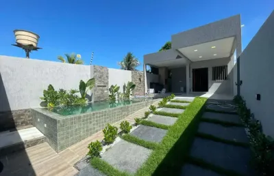 Casa com 3 dormitórios à venda, 140 m² por r$ 570.000 - carapibus - conde/pb