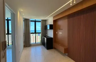 Flat com 1 dormitório à venda, 45 m² por r$ 600.000,00 - miramar - joão pessoa/pb