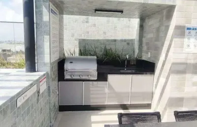 Flat com 1 dormitório à venda, 29 m² por r$ 380.000 - intermares - cabedelo/pb