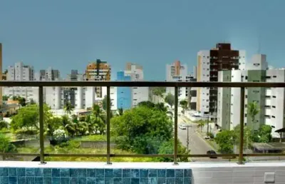 Flat com 1 dormitório à venda, 23 m² por r$ 328.000,00 - intermares - cabedelo/pb