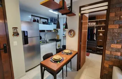 Flat com 1 dormitório à venda, 28 m² por r$ 375.000,00 - jardim oceania - joão pessoa/pb