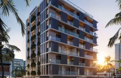 Apartamento com 4 dormitórios à venda, 133 m² por r$ 927.816,47 - camboinha - cabedelo/pb