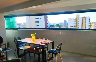 Apartamento com 4 dormitórios à venda, 132 m² por r$ 785.000,00 - jardim oceania - joão pessoa/pb