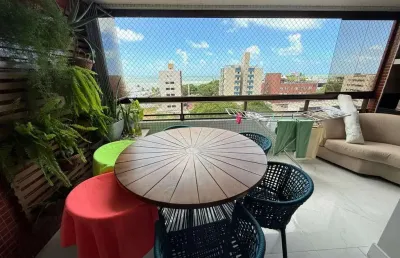 Apartamento com 3 dormitórios à venda, 175 m² por r$ 1.100.000 - manaíra - joão pessoa/pb