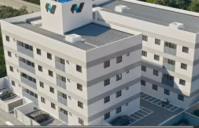 Apartamento com 2 dormitórios à venda, 46 m² por r$ 159.000 - gramame - joão pessoa/pb
