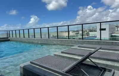 Flat com 1 dormitório à venda, 18 m² por r$ 429.000,00 - jardim oceania - joão pessoa/pb