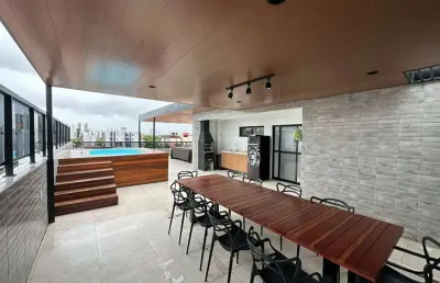Cobertura com 3 dormitórios à venda, 180 m² por r$ 660.000,00 - bessa - joão pessoa/pb