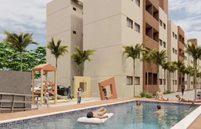 Apartamento com 2 dormitórios à venda por r$ 129.900,00 - gramame - joão pessoa/pb