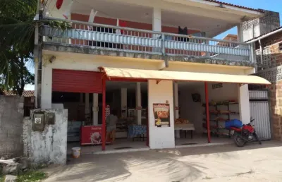 Ponto comercial + casa no 1º andar com 2 dormitórios à venda por r$ 400.000 - gramame - joão pessoa/pb