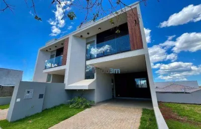 Sobrado com 3 dormitórios à venda, 129 m² por r$ 830.000,00 - condomínio morada das flores - cambé/pr