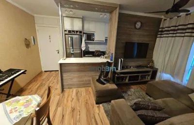 Apartamento com 2 dormitórios, 46 m² - venda por r$ 280.000 ou aluguel por r$ 1.200/mês - conjunto habitacional santiago ii - londrina/pr