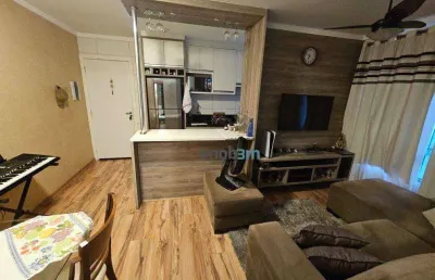 Apartamento com 2 dormitórios, 46 m² - venda por r$ 280.000 ou aluguel por r$ 1.200/mês - conjunto habitacional santiago ii - londrina/pr
