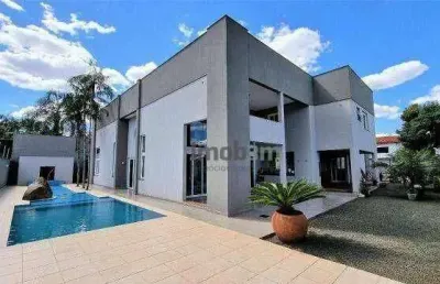 Sobrado com 5 dormitórios, 549 m² - venda por r$ 3.000.000,00 ou aluguel por r$ 12.000,01/mês - mediterrâneo - londrina/pr