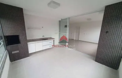 Apartamento com 2 dormitórios sendo 1 suíte, 81 m² - venda por r$ 1.010.000 ou aluguel por r$ 5.120/mês - jardim aquarius - são josé dos campos/sp