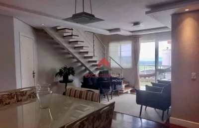 Cobertura com 5 dormitórios, 255 m² - venda por r$ 1.699.000,00 ou aluguel por r$ 15.680,00/mês - jardim aquarius - são josé dos campos/sp