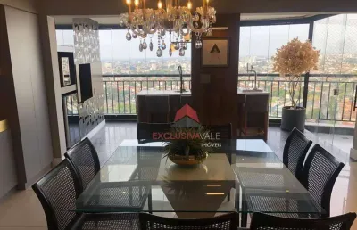 Apartamento com 4 dormitórios à venda, 208 m² por r$ 1.599.000,00 - vila costa - taubaté/sp