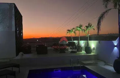 Casa com 3 dormitórios à venda, 330 m² por r$ 4.240.000 - condomínio residencial jaguary - são josé dos campos/sp