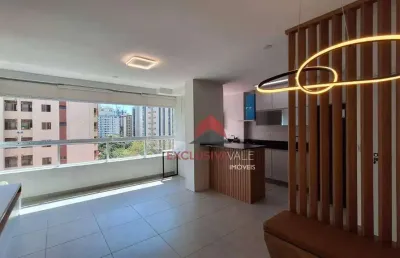 Apartamento com 1 dormitório para alugar, 48 m² - jardim aquarius - são josé dos campos/sp