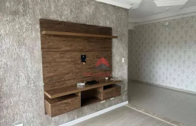 Lindo apartamento com 03 dormitórios (1st.) à venda, 78 m² por r$ 520.000 - jardim satélite - são josé dos campos/sp