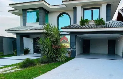 Casa com 6 dormitórios à venda, 350 m² por r$ 3.700.000,00 - condomínio sunset park - são josé dos campos/sp