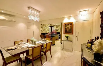 Apartamento com 3 dormitórios, varanda com churrasqueira à venda, 152 m² por r$ 1.480.000 - jardim aquarius - são josé dos campos/sp