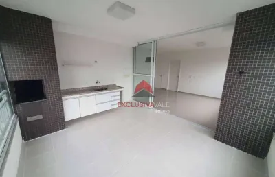Apartamento com 2 dormitórios sendo 1 suíte, 81 m² - venda por r$ 1.010.000 ou aluguel por r$ 5.120/mês - jardim aquarius - são josé dos campos/sp