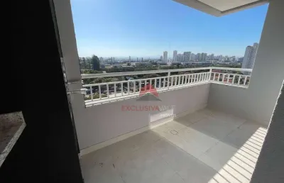 Lindo apartamento novo recém entregue com 02 dormitórios (1st.) à venda, 64 m² por r$ 525.000 - parque industrial - são josé dos campos/sp