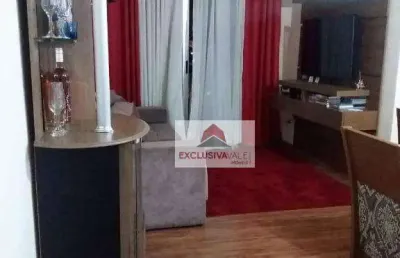 Apartamento com 3 dormitórios à venda, 72 m² por r$ 530.000,00 - monte castelo - são josé dos campos/sp