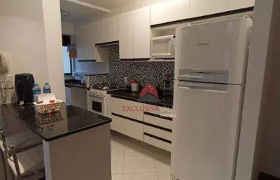 Apartamento com 1 dormitório, 70 m² - venda por r$ 810.000,00 ou aluguel por r$ 5.690,00/mês - jardim aquarius - são josé dos campos/sp
