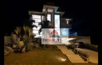 Casa com 4 dormitórios à venda, 400 m² por r$ 5.300.000,00 - condomínio reserva do paratehy - são josé dos campos/sp