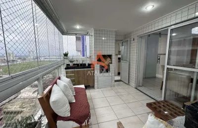 Apartamento com 3 dorms, guilhermina, praia grande - r$ 899 mil, cod: 2075