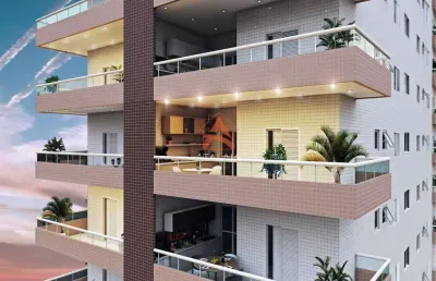 Apartamento com 2 dorms, real, praia grande - r$ 675 mil, cod: 2298