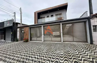 Sobrado de condomínio com 2 dorms, maracanã, praia grande - r$ 350 mil, cod: 2099