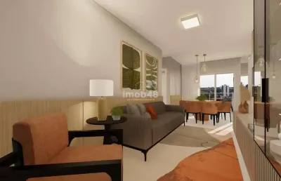 Apartamento 2 dormitórios em areias, são josé - 62m²