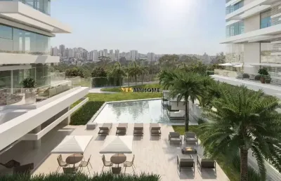Cobertura a um passo do graciosa country club, 4 suítes, 4 vagas . co0655