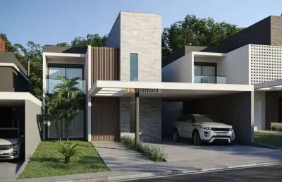 Casa em condominio com 3 suítes, 6 vagas - santo inácio - ca0359