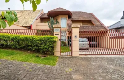 Charmosa casa com 603m² no campina do siqueira - curitiba - so9082