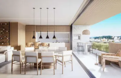 Apartamento com 3 quartos à venda na rua eça de queiroz, 1178, ahú, curitiba, 130 m2 por r$ 1.744.359
