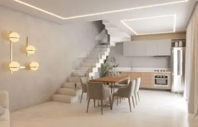 Sobrado 3 suítes em santa felicidade com jardim/ garden - 98740