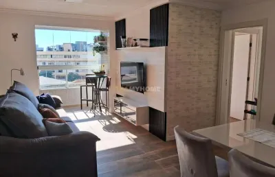 Apartamento semimobiliado no portão com 104m², 3 quartos, 2 vagas - curitiba, pr