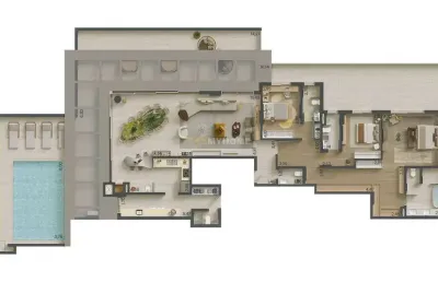 Apartamento com 3 quartos à venda na rua carmelo rangel, 635, batel, curitiba, 298 m2 por r$ 8.744.474