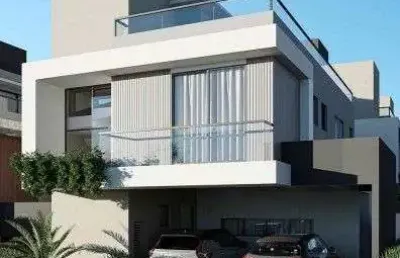 Sobrado alto padrão com 3 suítes e quintal amplo em santa felicidade